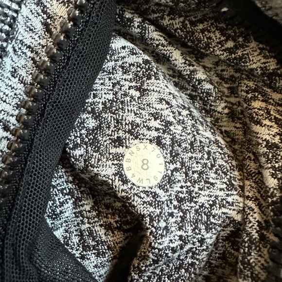 Lululemon Define Jacket Spray Jaquard White/Black - Picture 7 of 7